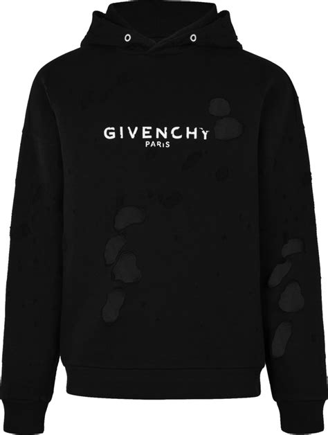 givenchy paris hoodie price|givenchy paris sweatshirt destroyed.